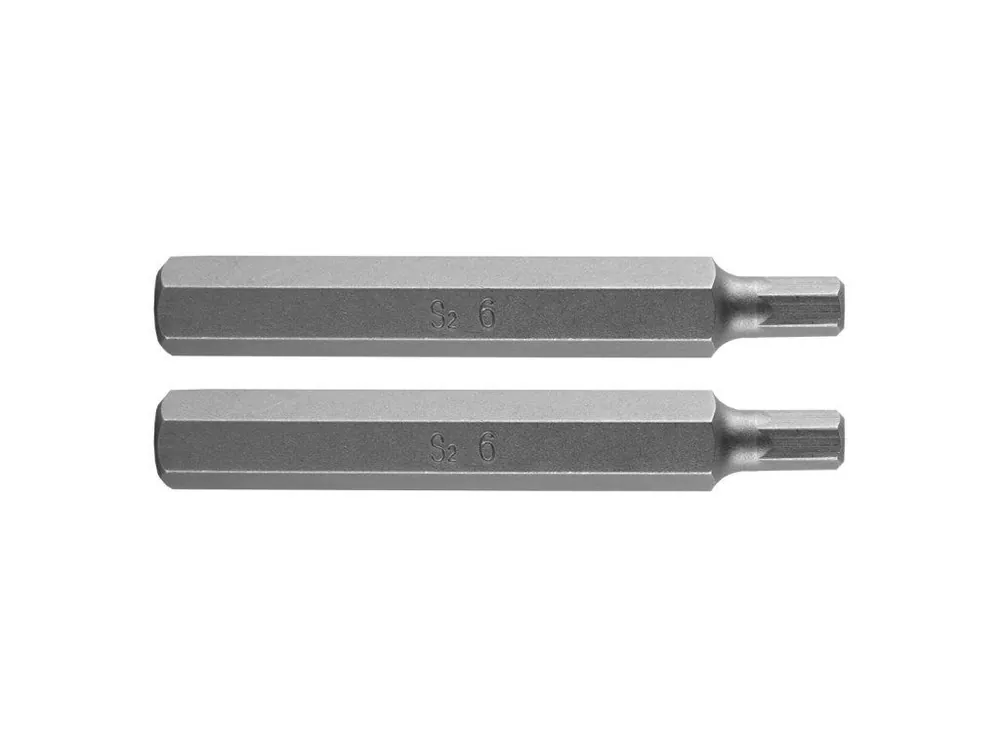 Originální 2 ks HEX bit 6 x 75 mm, S2