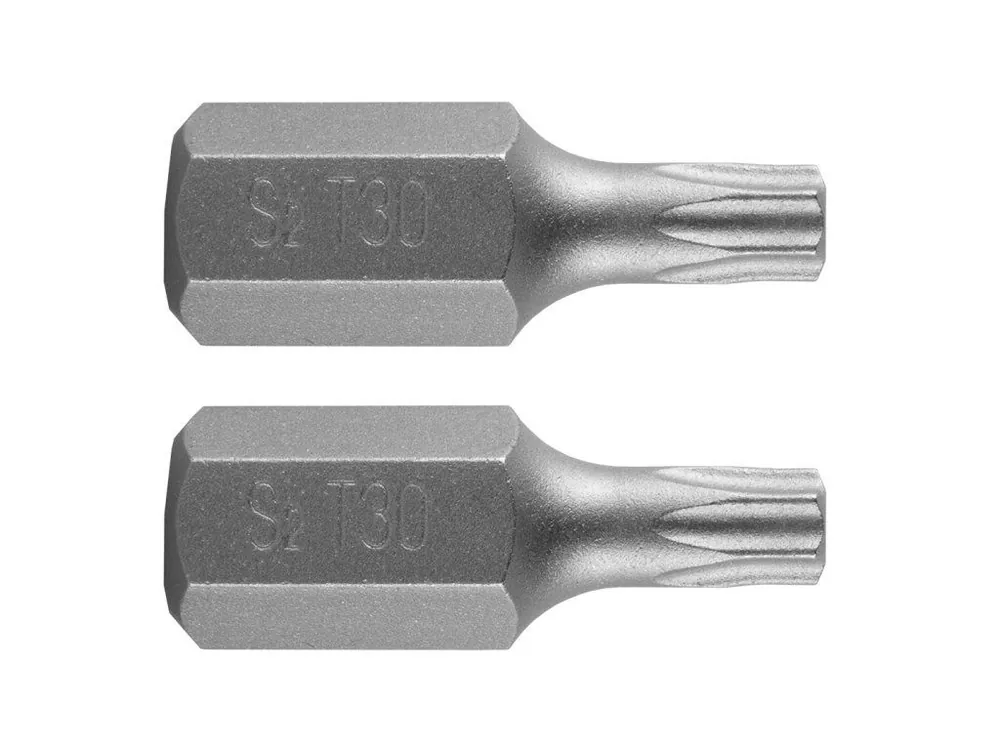 Sezónní Sleva Nástrčný bit TORX T30 x 30 mm, S2 x 2 ks.