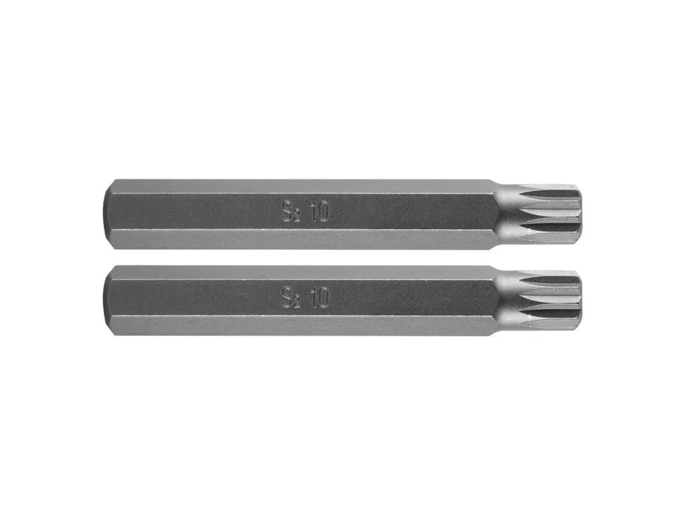 Drážkový bit M10 x 75 mm, S2 x 2 ks Akční Nabídka