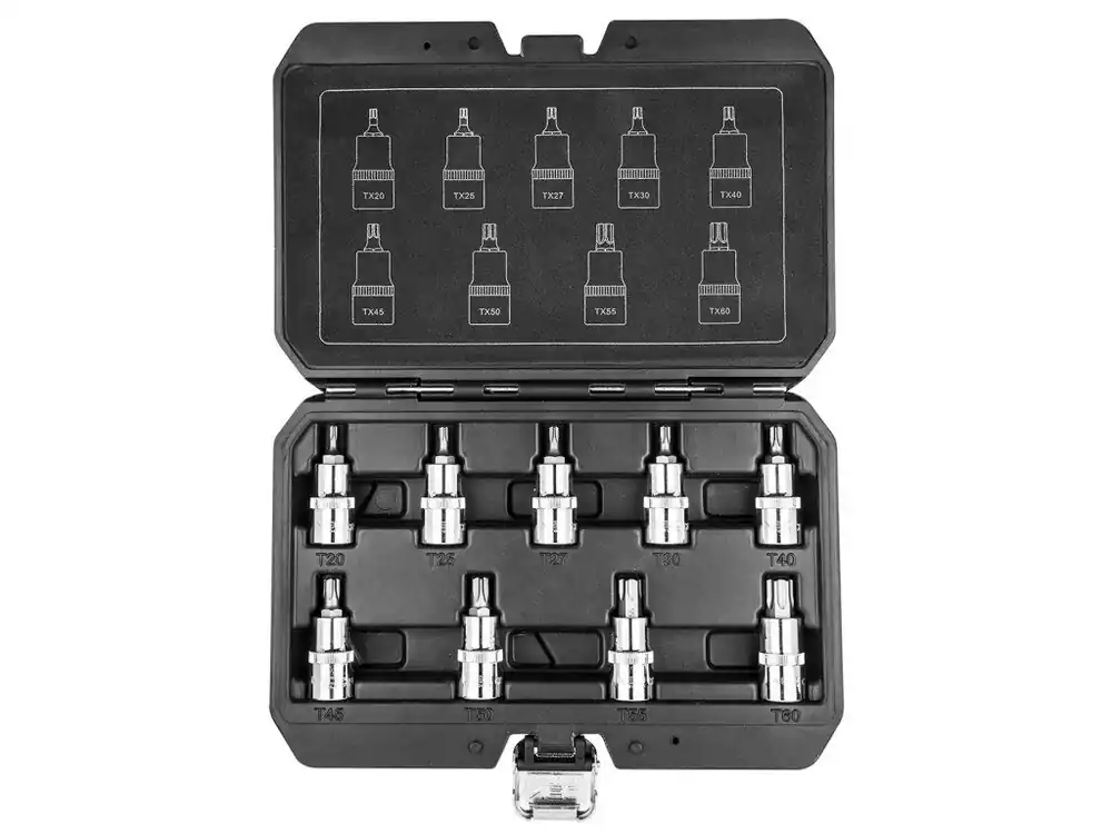 Sada Torx nástrčných klíčů 1/2", 9 ks Levný