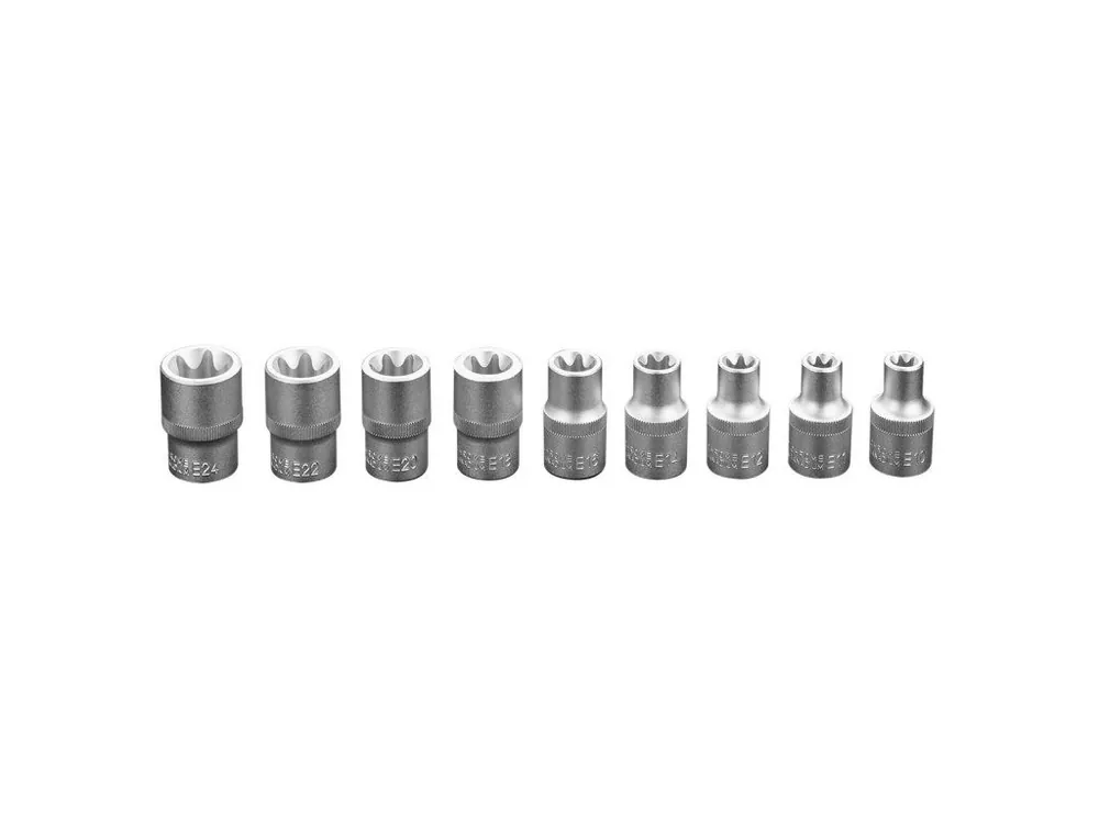 Oblíbený Nástrčné klíče Torx, E10-E24, 9 ks