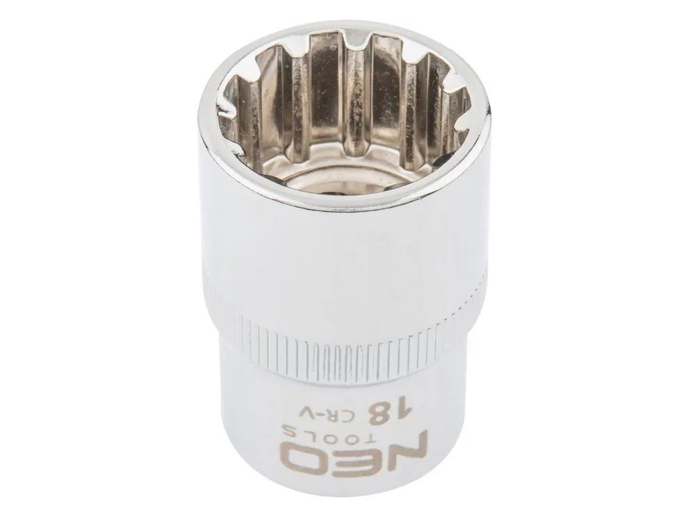 Nástrčná hlavice univerzální Spline 1/2", 18 mm Cenový Hit