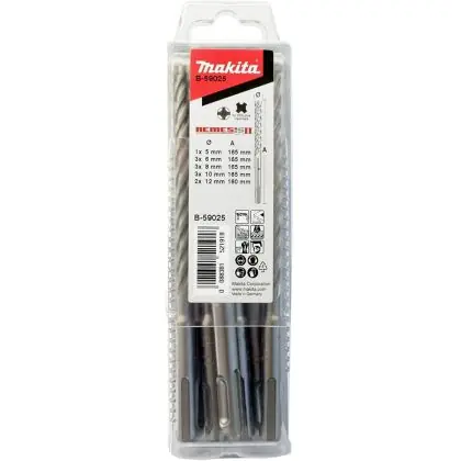 Sada příklepových vrtáků MAKITA SDS-Plus Nemesis II 12 ks E-14912 Víkendová Akce