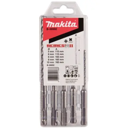 Sada příklepových vrtáků MAKITA SDS-Plus Nemesis II 5 ks B-58992 Must-Have