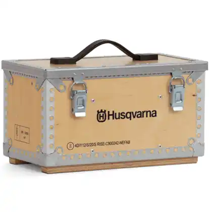Cenová Bomba Box na baterie HUSQVARNA dřevěný