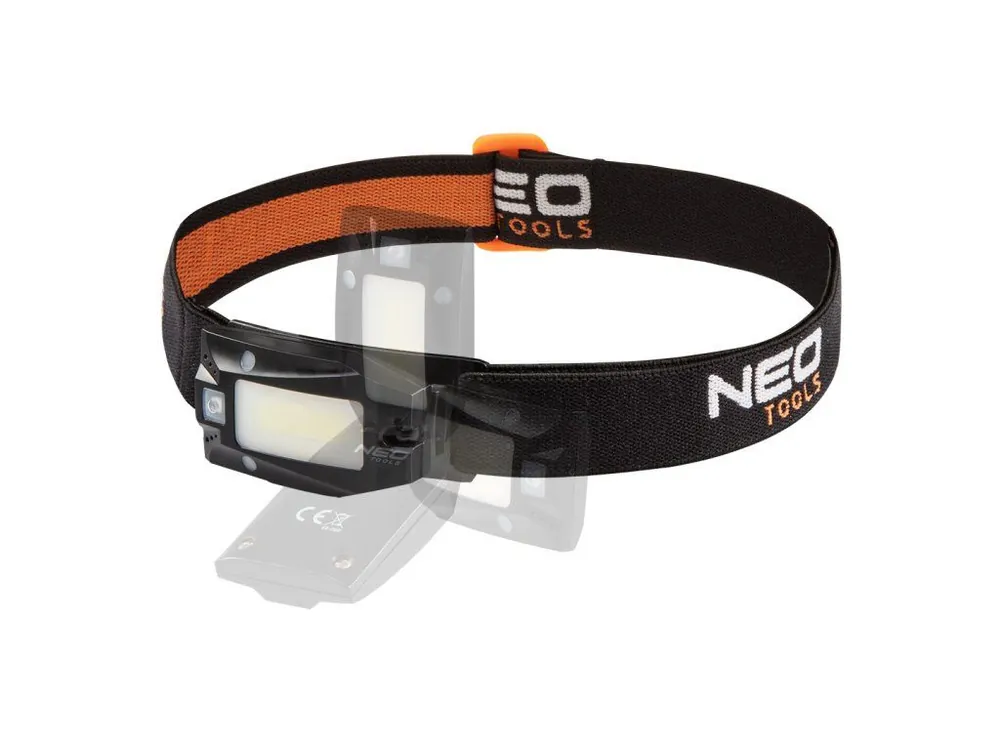 Nabíjecí čelovka USB 180 lm COB LED + pohybový senzor Originální