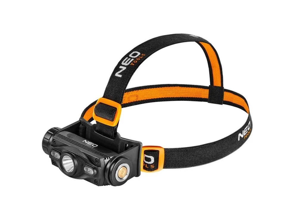 Nabíjecí čelovka USB 1000 lm červená/modrá CREE LED + LED Top Prodej