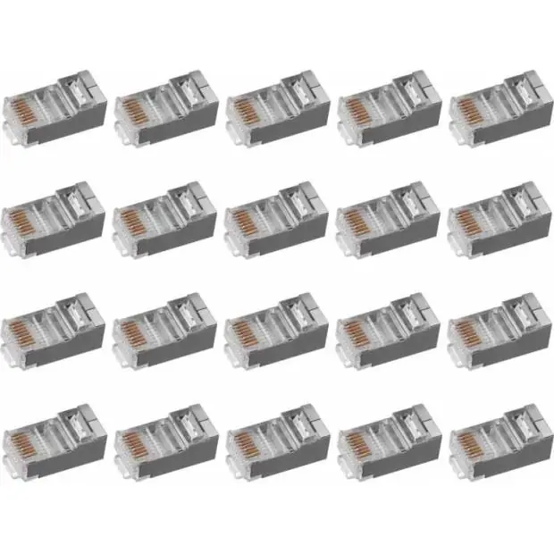 Značkový K0201 Konektor RJ45 pro FTP kabel (drát) CAT5E EMOS
