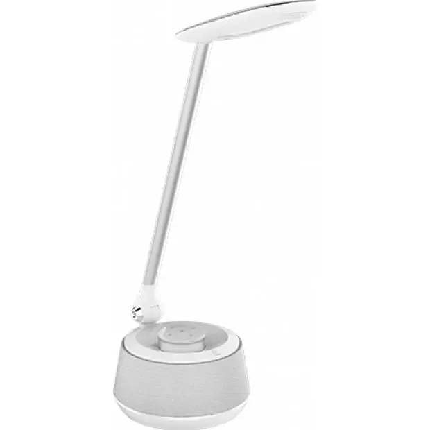 Sezónní Sleva PN15300014 PANLUX MOANA MUSIC LED stolní lampička s bluetooth reproduktorem, bílá - neutrální Panlux