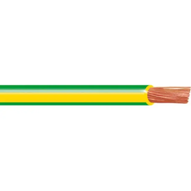 Koupit Online H07V-K 6mm (CYA) žlutozelený kabel