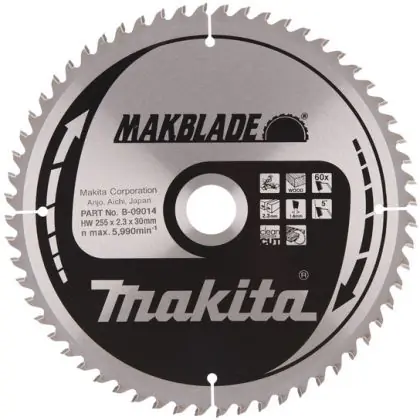 Pilový kotouč MAKITA MAKBLADE 255 x 30 mm 60 zubů Must-Have
