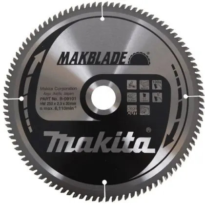 Doprava Zdarma Pilový kotouč MAKITA MAKBLADE 250 x 30 mm 100 zubů