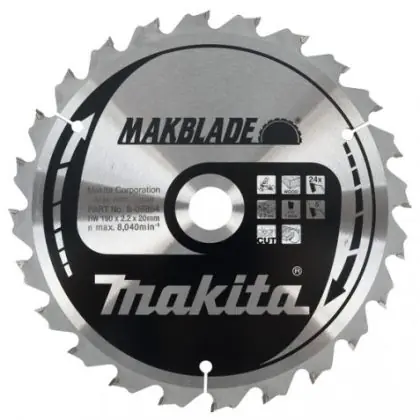 Přímo Od Výrobce Pilový kotouč MAKITA MAKBLADE 190 x 20 mm 24 zubů
