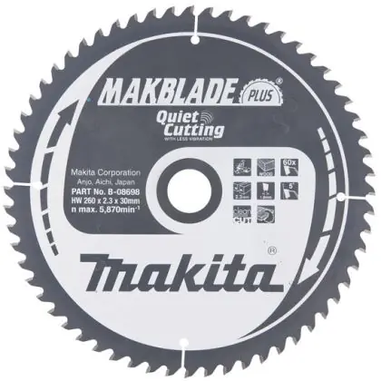 Super Cena Pilový kotouč MAKITA MAKBLADE PLUS 260 x 30 mm 60 zubů