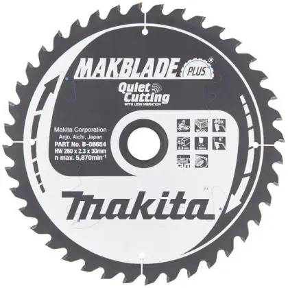 Víkendová Akce Pilový kotouč MAKITA MAKBLADE PLUS 260 x 30 mm 40 zubů