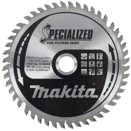 Pilový kotouč pro ponorné pily MAKITA 165 x 20 mm 48 zubů Ihned K Objednání