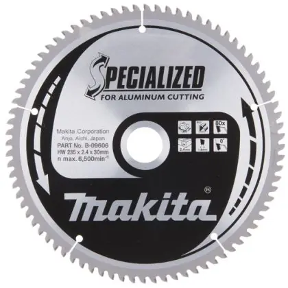 Pilový kotouč na hliník MAKITA 235 x 30 mm 80 zubů Levný