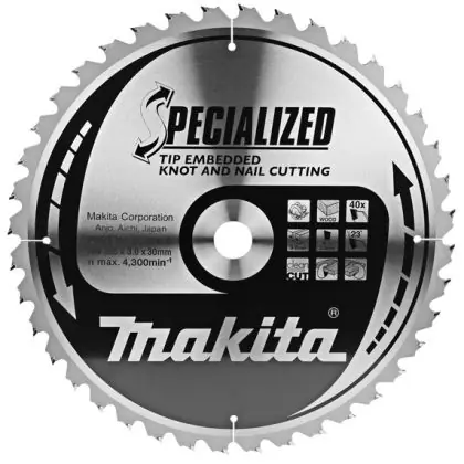 Kup Teď Pilový kotouč se zapuštěnými zuby MAKITA 355 x 30 mm 40 zubů