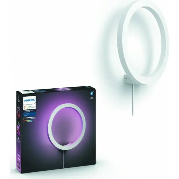 40901/31/P9 Hue Sana Bluetooth SVÍTIDLO NÁSTĚNNÉ LED RGB 20W 1500lm 2000-6500K, bílá Philips Finální Výprodej