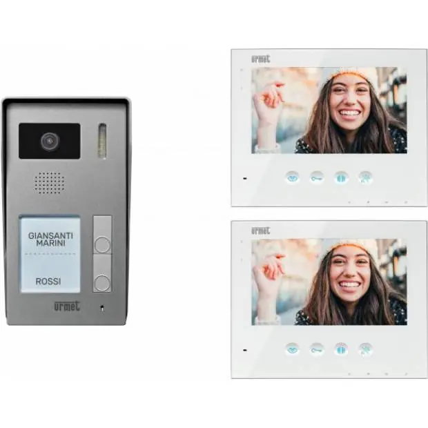 Urmet 1730/502 Sada barevného videotelefonu 7" pro dva účastníky Autentický