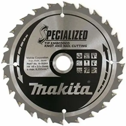 Pilový kotouč se zapuštěnými zuby MAKITA 165 x 20 mm 24 zubů Must-Have