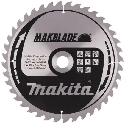 Pilový kotouč MAKITA MAKBLADE 305 x 30 mm 40 zubů Nejprodávanější