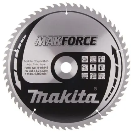 Originální Pilový kotouč MAKITA MAKFORCE 355 x 30 mm 60 zubů