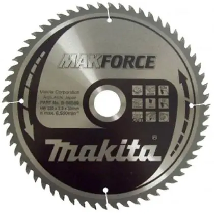 Ověřený Pilový kotouč MAKITA MAKFORCE 235 x 30 mm 60 zubů