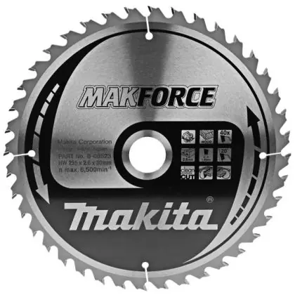 Pilový kotouč MAKITA MAKFORCE 235 x 30 mm 40 zubů Jen Po Omezenou Doba