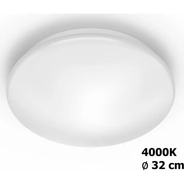 8718699681159 Moire SVÍTIDLO STROPNÍ LED 17W 1900lm 4000K, bílá Philips Nejprodávanější