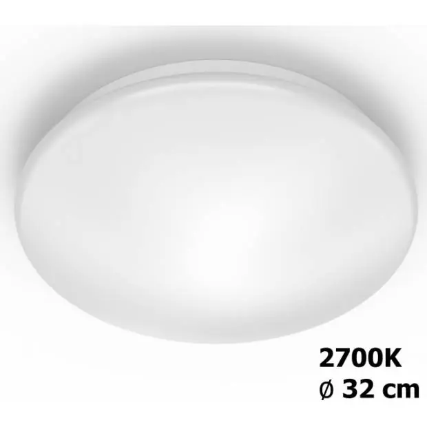 8718699681135 Moire SVÍTIDLO STROPNÍ LED 17W 1700lm 2700K, bílá Philips Oblíbený