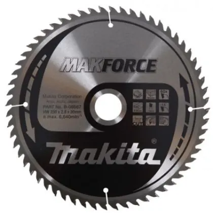 Pilový kotouč MAKITA MAKFORCE 230 x 30 mm 60 zubů Výhodná Nabídka