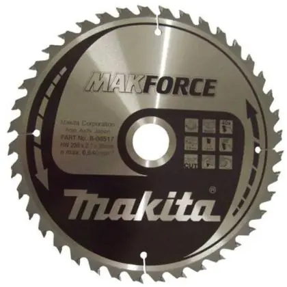 Pilový kotouč MAKITA MAKFORCE 230 x 30 mm 40 zubů Časově Omezené