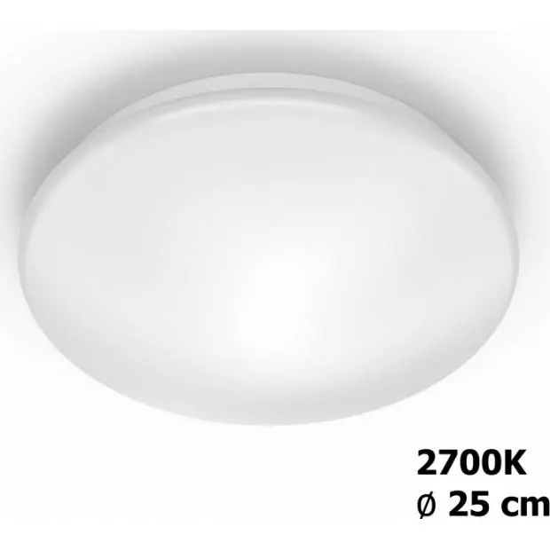 8718699681098 Moire SVÍTIDLO STROPNÍ LED 10W 1000lm 2700K, bílá Philips Ihned K Objednání