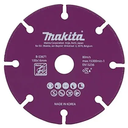 Akce Diamantový kotouč pro aku úhlové brusky MAKITA 100 mm železo