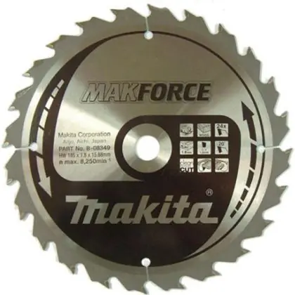 Cenový Hit Pilový kotouč MAKITA MAKFORCE 185 x 15,88 mm 24 zubů