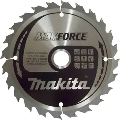 Vrácení Zdarma Pilový kotouč MAKITA MAKFORCE 160 x 20 mm 40 zubů
