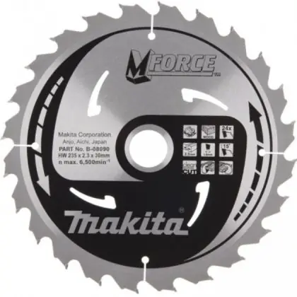 Pilový kotouč MAKITA MFORCE 235 x 30 mm 24 zubů Autentický