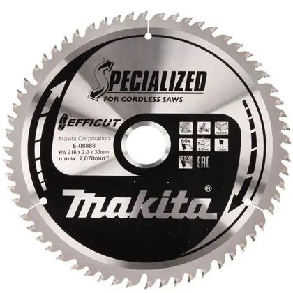 Pilový kotouč MAKITA Efficut 216 x 30 mm 80 zubů Originální