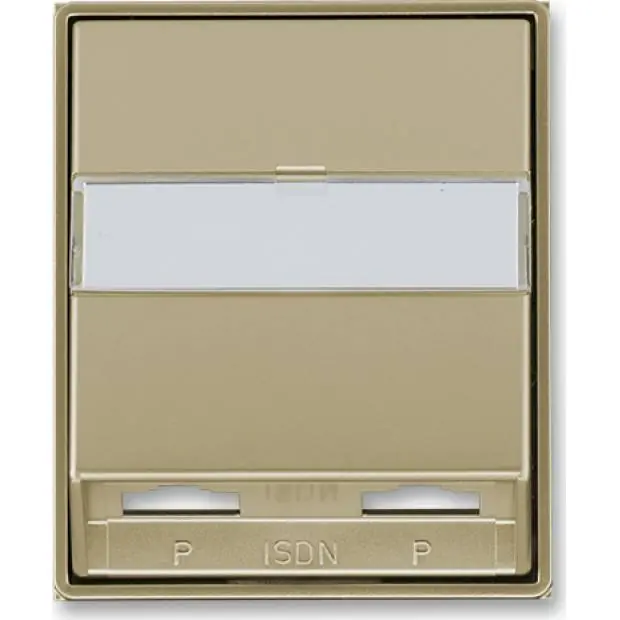Značkový ABB 5013E-A00252 33 Time Kryt zásuvky ISDN průchozí, dvojnásobné