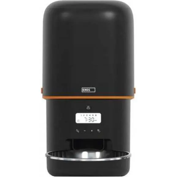 Originální H6001 Dávkovač krmiva Pet Care, 4 l, černý EMOS