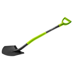 Finální Výprodej Rovný rýč, délka 1250 mm, kovová rukojeť, kalená hlava, plastová rukojeť