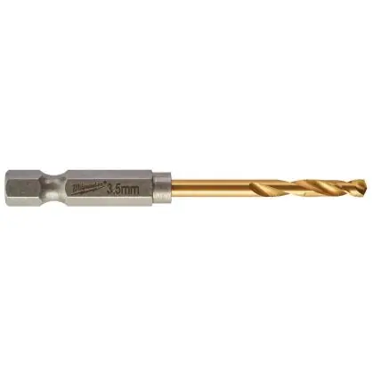 Pouze Dnes Vrták do kovu MILWAUKEE RED HEX HSS-G TiN 3,5 x 25 mm 10 ks
