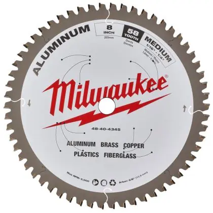 Výhodná Nabídka Pilový kotouč na kov MILWAUKEE CSB P Alu 203 mm 5/8" 58 zubů