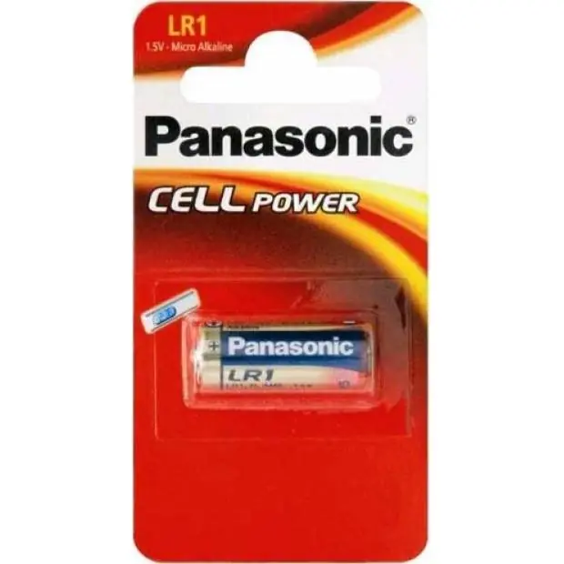 Víkendová Akce Panasonic LR1 1,5V Alkaline Cell Power baterie blistr 1ks