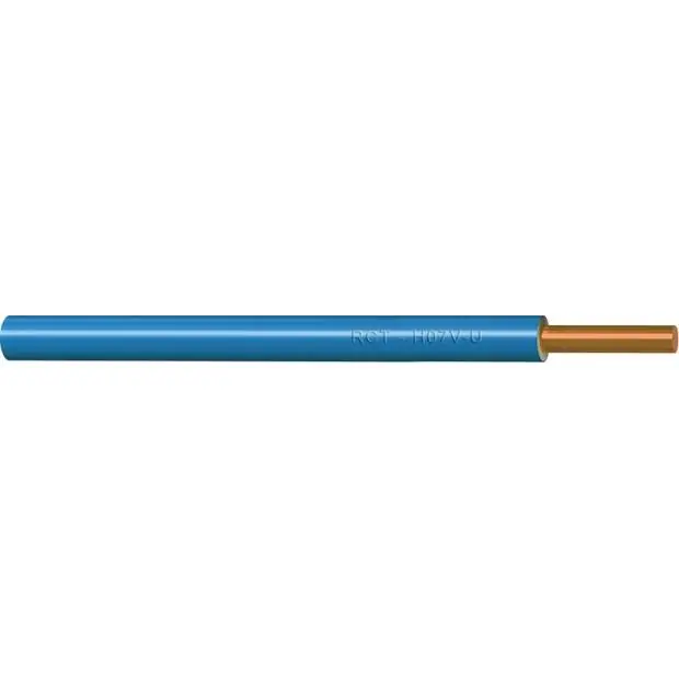 Omezená Nabídka H05V-U 0,75mm (CY) sv.modrý kabel