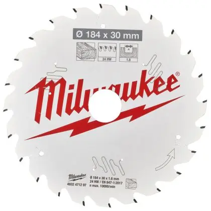 Řezný kotouč MILWAUKEE CSB P W 184/30 mm 24 zubů Sezónní Sleva