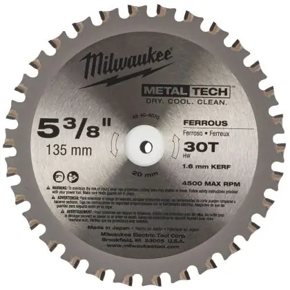 Pilový kotouč na kov MILWAUKEE CSB P M 135/20 mm 30 zubů Hit Sezóny