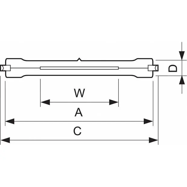 Cenová Bomba EME P2/11 13477R 800W R7s 240V halogenová žárovka