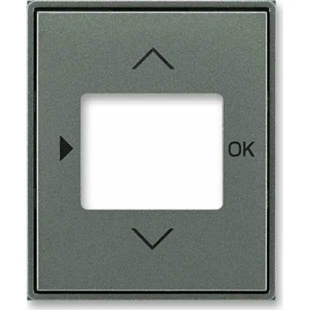 Sleva ABB 3299E-A40100 34 Time Kryt s otvorem a potiskem pro ovladače časovací Busch-Timer